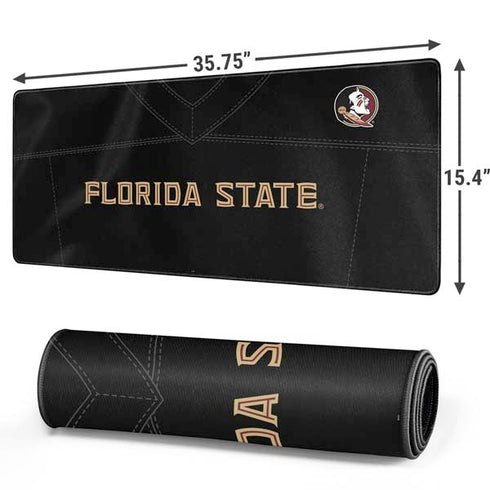 Florida State University Black Jersey Gaming Mouse Pad